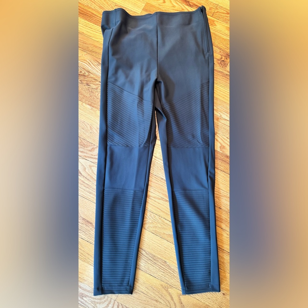 Super sleek Athleta dress pants, dark green-gray color. Size 12.